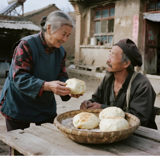 有个瞎子进村讨饭,奶奶给他两个馒头,他临走:大姐,你家要死人了